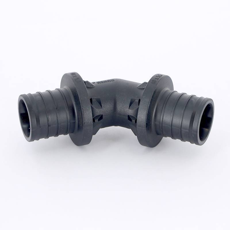 Угольник 45 градусов REHAU Rautitan PX надвижной полимерный 40 мм 160055