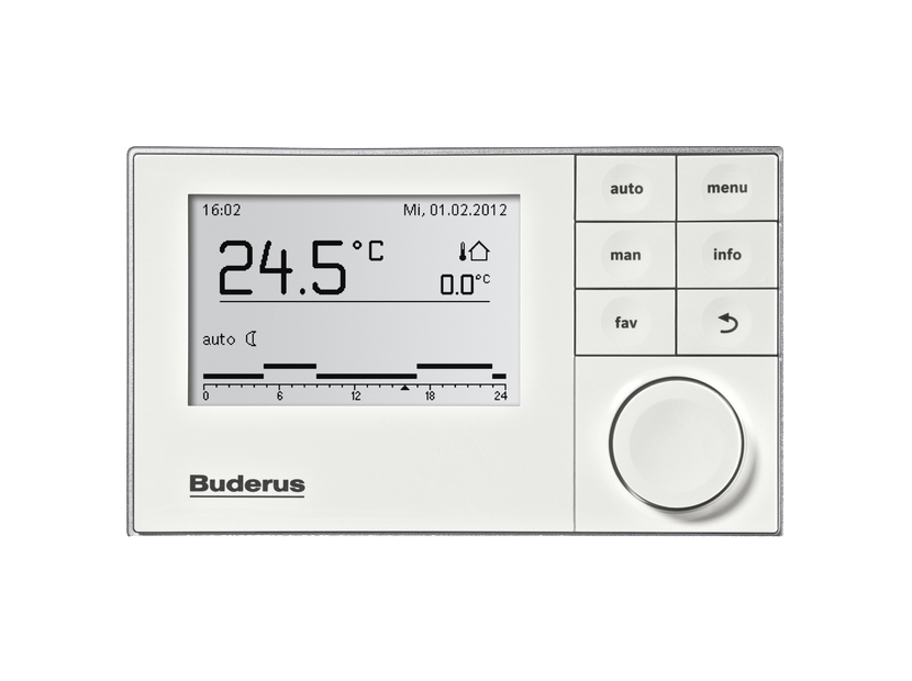 Пульт управления Buderus Logamatic RC100 для котлов с EMS и OpenTherm 7738110054