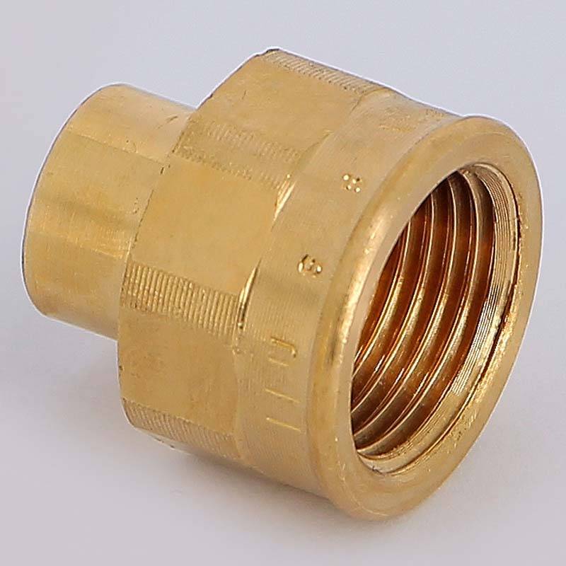 Муфта переходная медная под пайку с внутренней резьбой Viega 10x3/8 118051