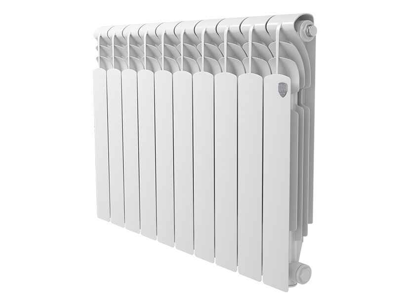 Радиатор алюминиевый Royal Thermo Revolution 500 2.0 10 секций боковое подключение НС-1340186
