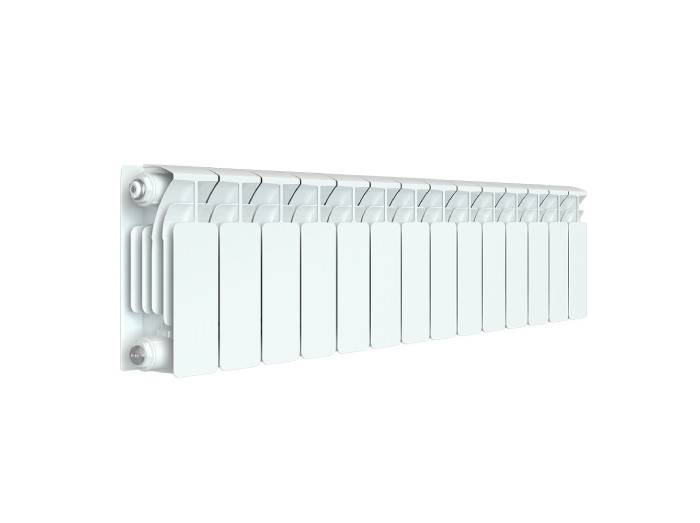 Радиатор биметаллический RIFAR Base 200 14 секций боковое подключение белый Base 200 14