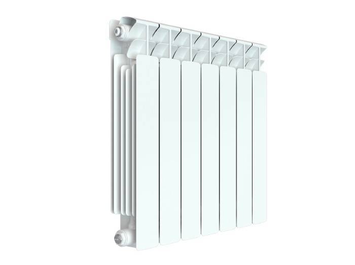 Радиатор биметаллический RIFAR Base 500 7 секций боковое подключение 11544