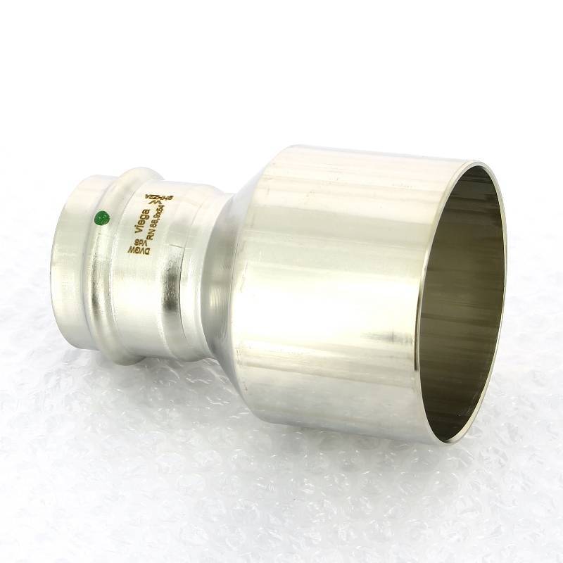 Вставка пресс нержавеющая сталь Viega Sanpress Inox 89х54 мм 483142