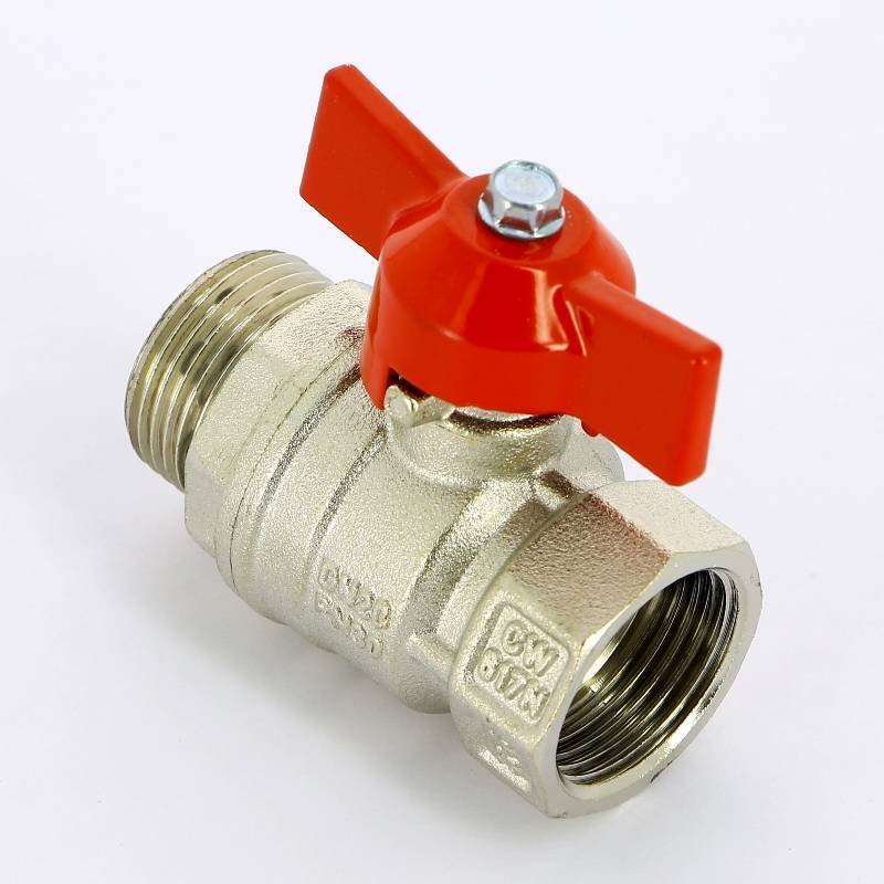 Кран шаровой Uni-Fitt VIVO 3/4 НВ бабочка 101T3000