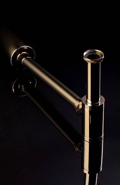 Сифон для раковины Boheme золото глянцевое 608-2