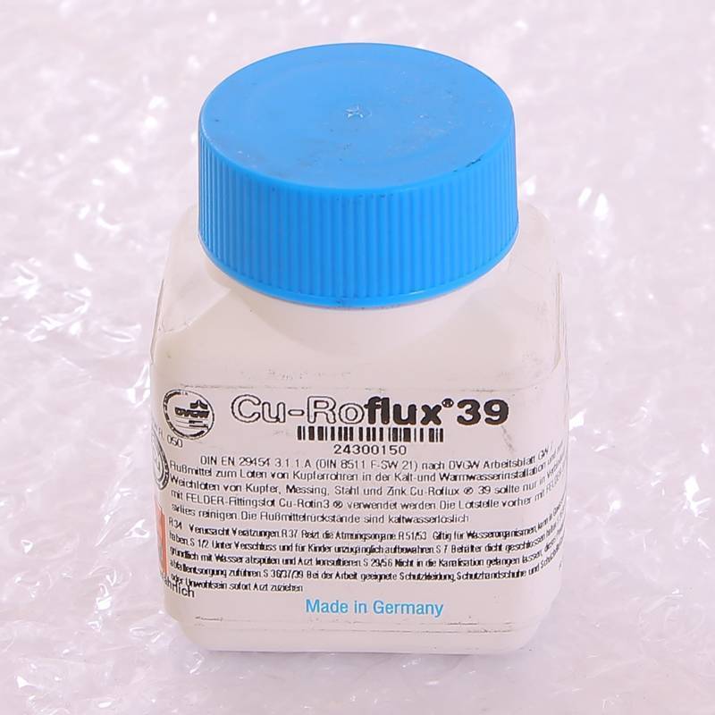 Флюс жидкий FELDER Cu-Roflux 39 в банке с кисточкой 100 г 24300150