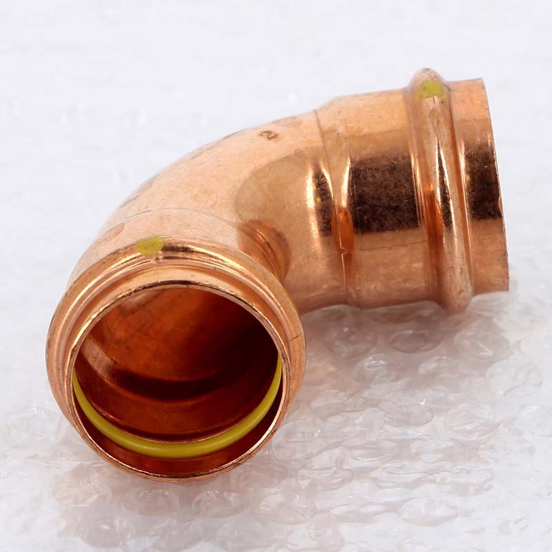 Угол пресс 90° Viega Profipress G медь 35 мм 345501