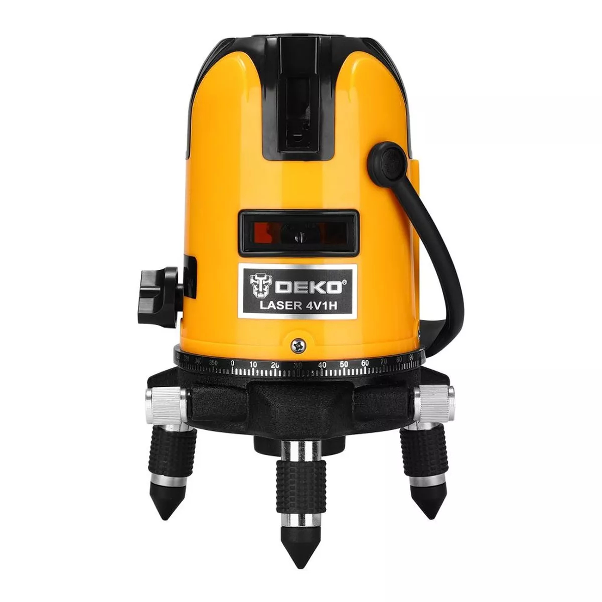 Лазерный уровень DEKO LL57 PRO SET 2 PREMIUM 5 линий красный луч кейс штатив 1 м 065-0262