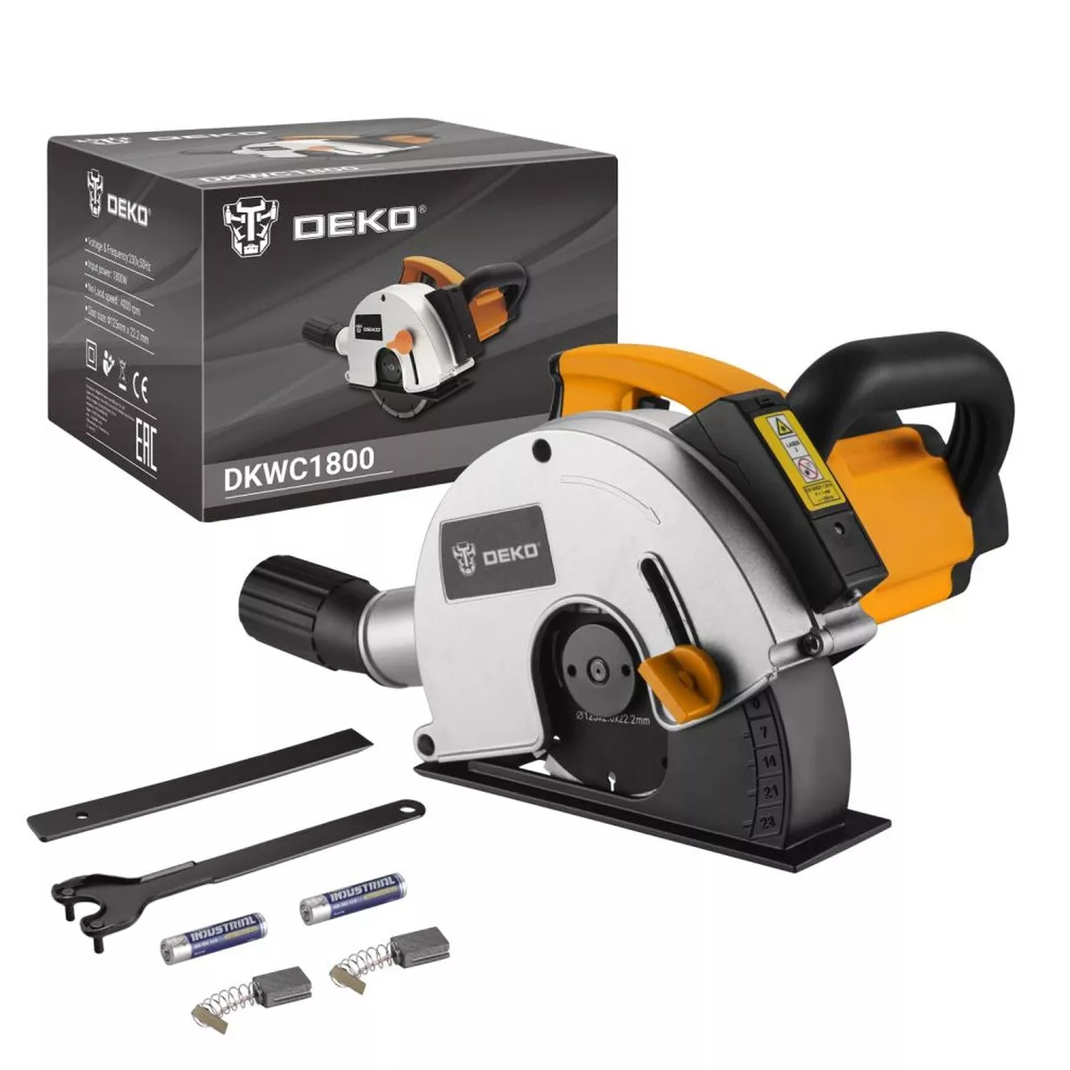 Штроборез DEKO DKWC1800 1800 Вт 125 мм DKWC1800