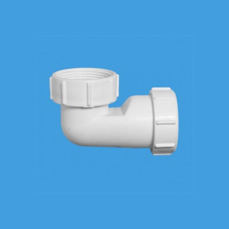 Отвод компрессионный McAlpine 90° 1 1/2х40 мм низкий 40FSD