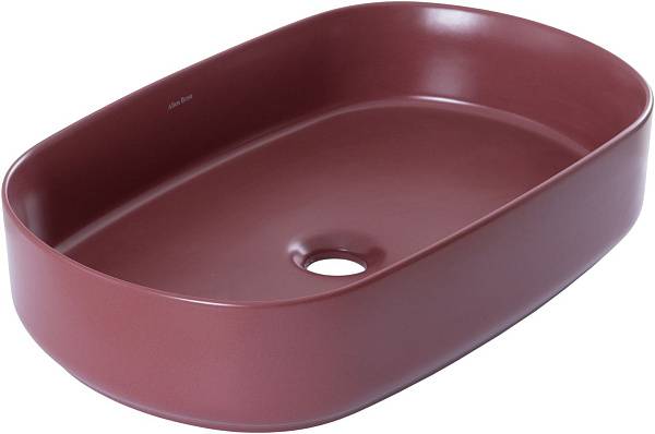 Раковина-чаша накладная Allen Brau Fantasy 55х36х12 см красная 4.11022.BD