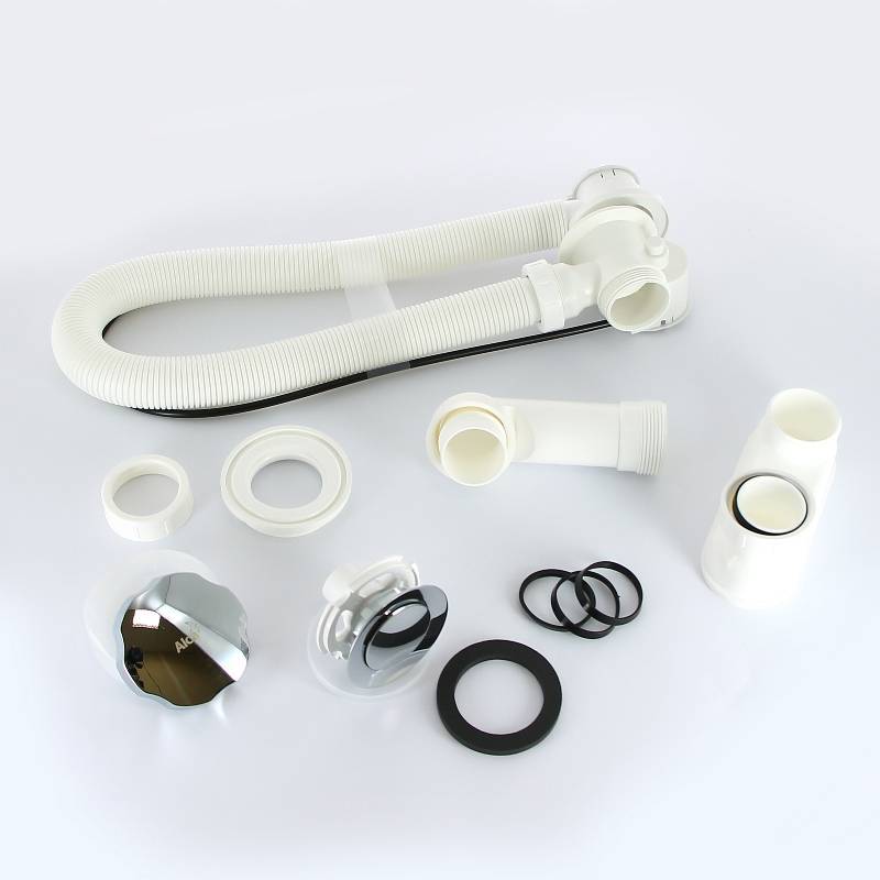 Слив-перелив для ванны Alcaplast A55K-80-RU-01 полуавтомат 40/50х800 мм хром A55K-80-RU-01