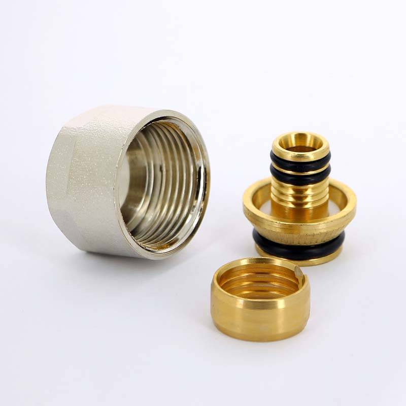 Соединитель обжимной Watts никелированный евроконус 16х3/4 10000986