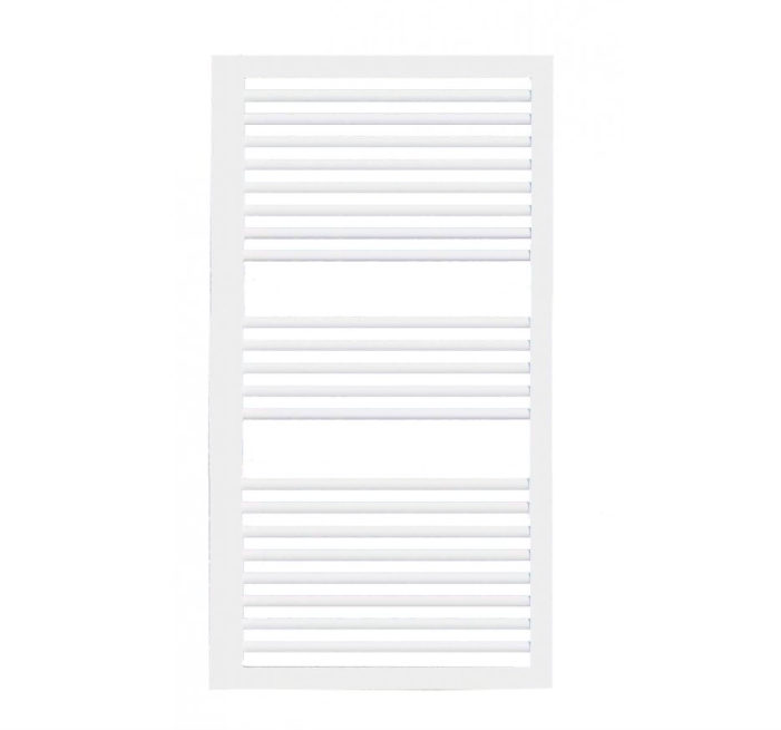 Полотенцесушитель водяной Lazzarini Asti 770x600 мм белый прямой 386473