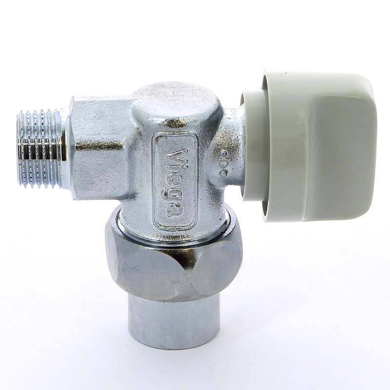 Кран газовый угловой Viega G2107.1 с термоотсекателем 1/2 НН 526177