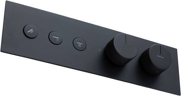 Смеситель для ванны Allen Brau Liberty с внутренней частью черный 5.33003-31