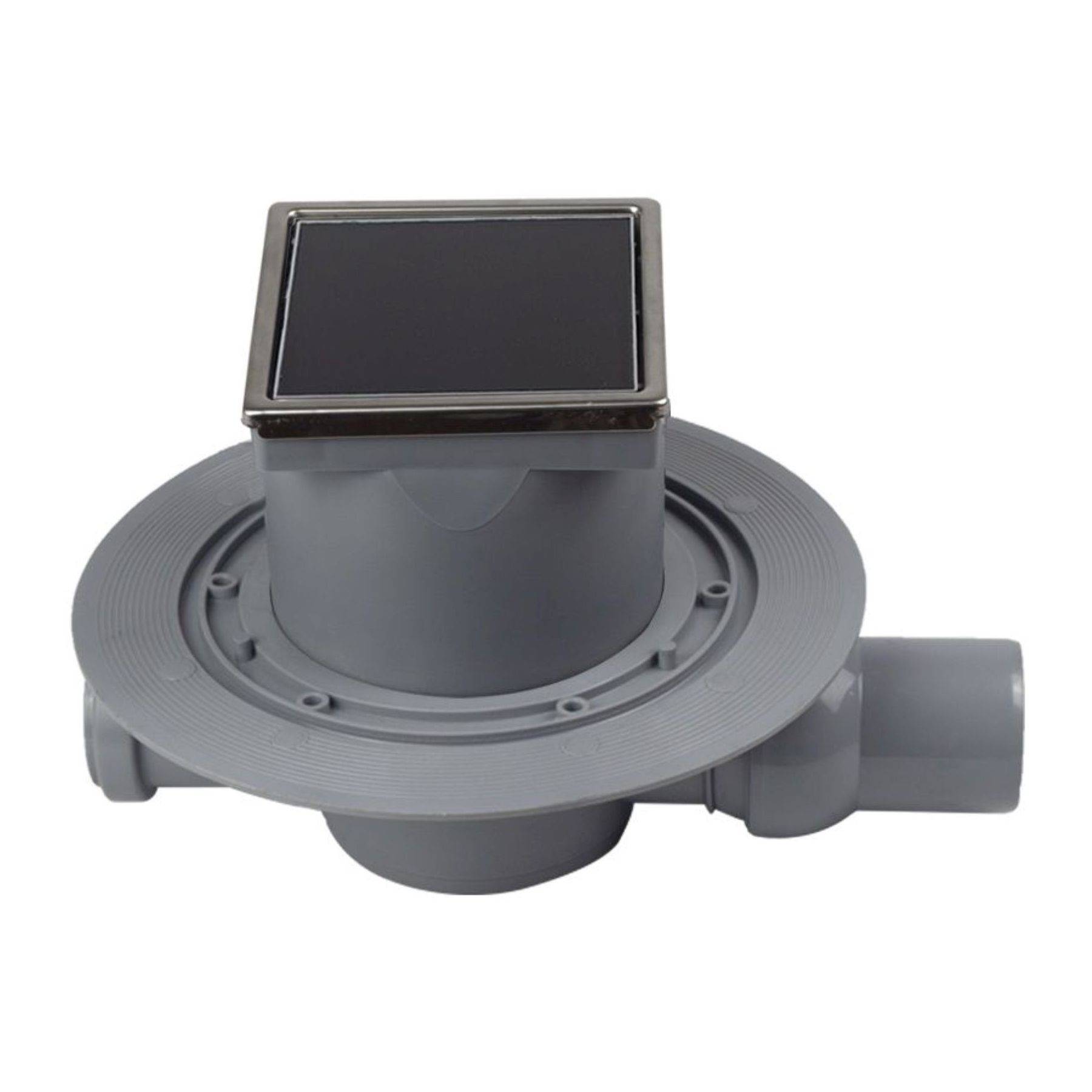 Трап для душа точечный PESTAN Confluo Standard 10х10 Dry 2 Black Glass 13000107