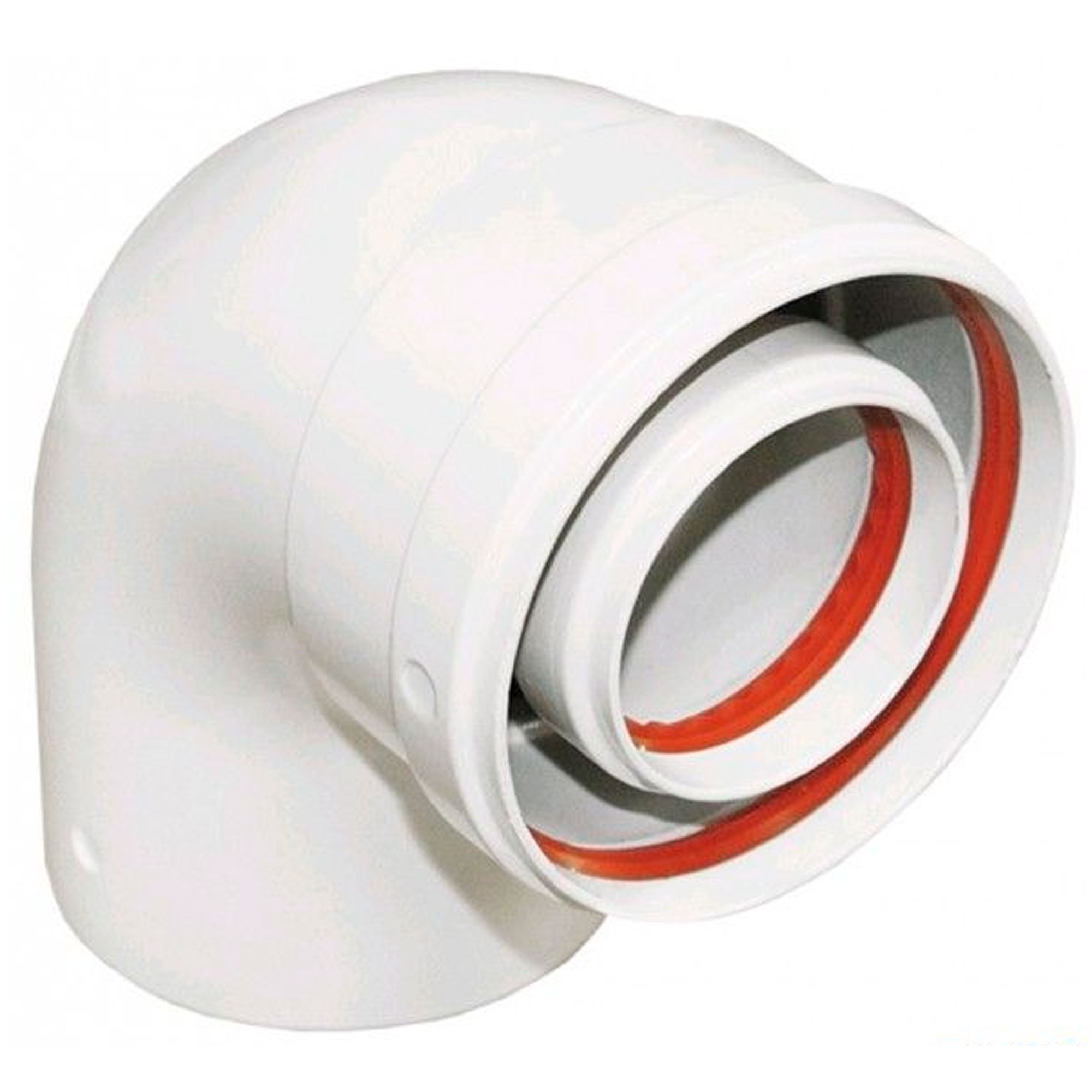 Отвод коаксиальный BAXI 87° 110/160 мм полипропиленовый KUG71413341