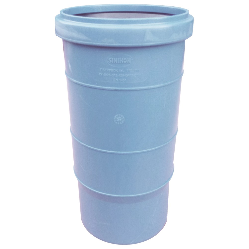 Патрубок компенсационный Синикон Rain Flow 110 мм голубой 121044.RF