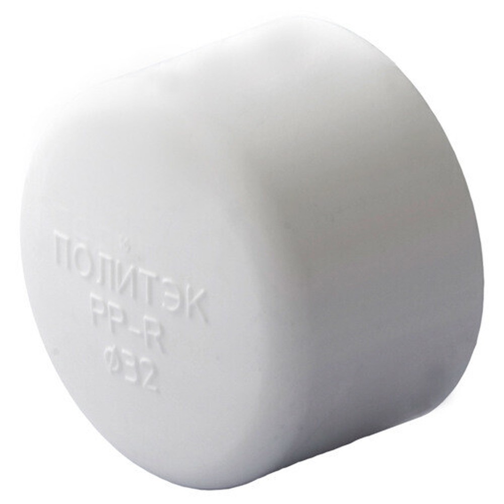 Заглушка полипропиленовая Политэк PPR 32 мм белая 1652448