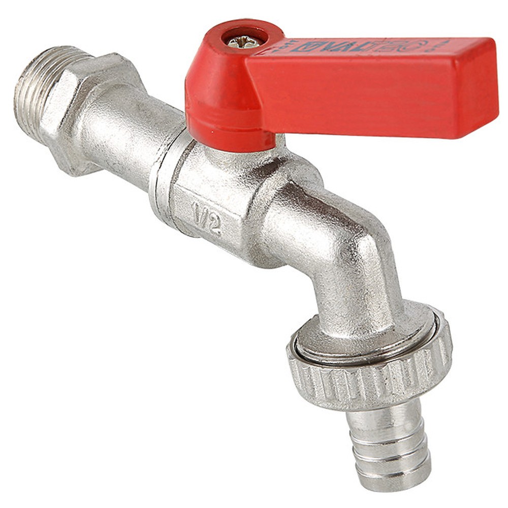 Кран шаровой со сливным штуцером VALTEC VT.051.N 3/4 НР рычаг VT.051.N.05