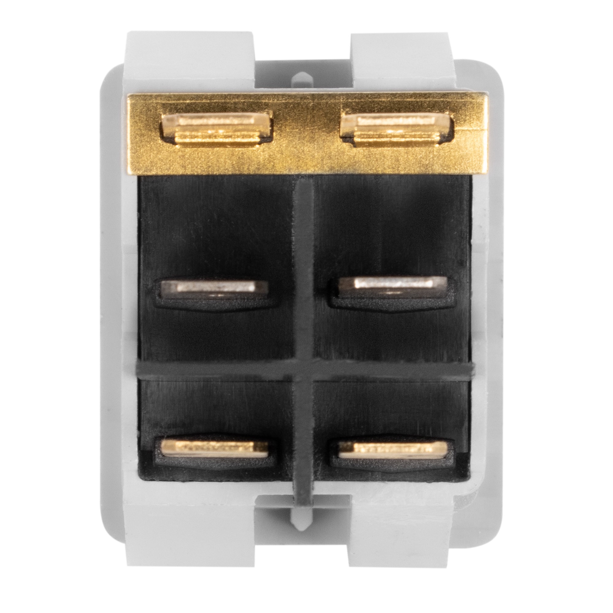 Выключатель клавишный Arcolectric C6003P двухклавишный зеленая линза серый C6003P