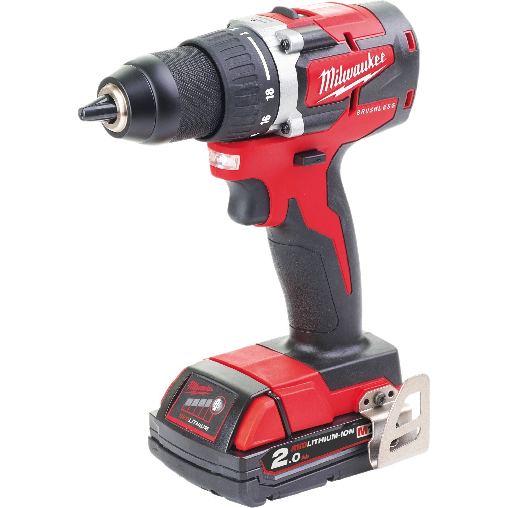 Дрель-шуруповерт аккумуляторная Milwaukee M18 CBLDD-202C 2x2.0 Ач M18 CBLDD-202C