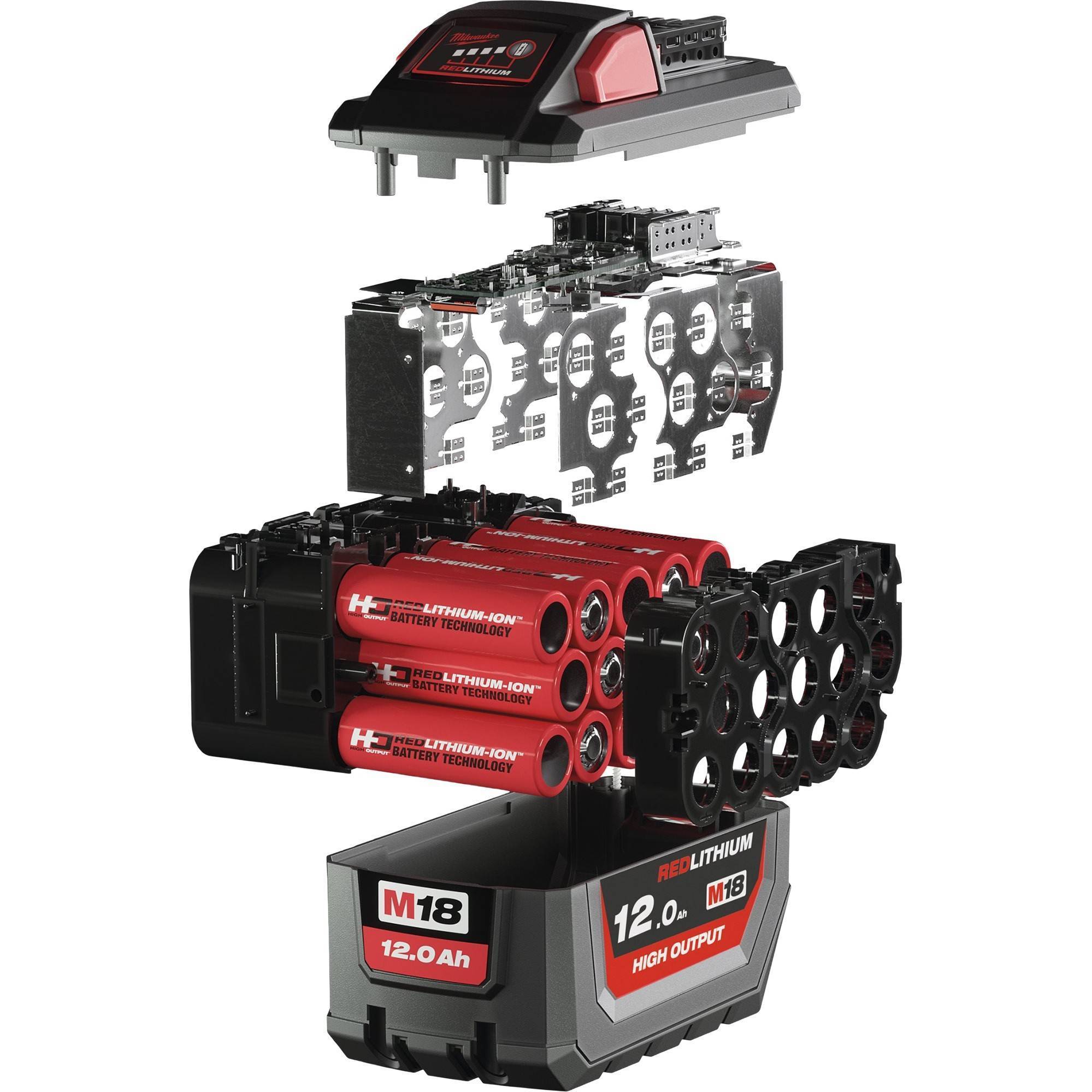 Аккумулятор Milwaukee M18 HB12 High Output Li-Ion 18 В 12 Ач 4932464260