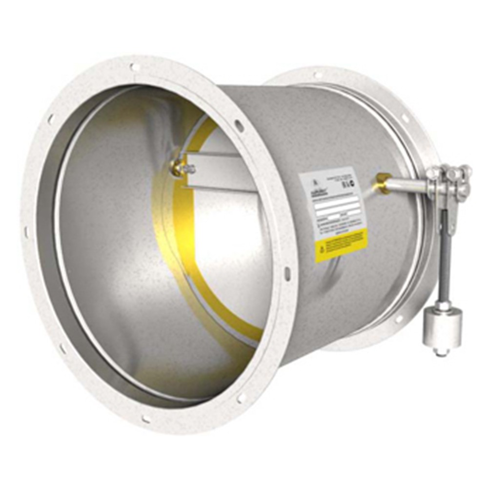 Клапан регулирующий круглый Shuft РК-200 AISI304 с ручным приводом РК-200 AISI304