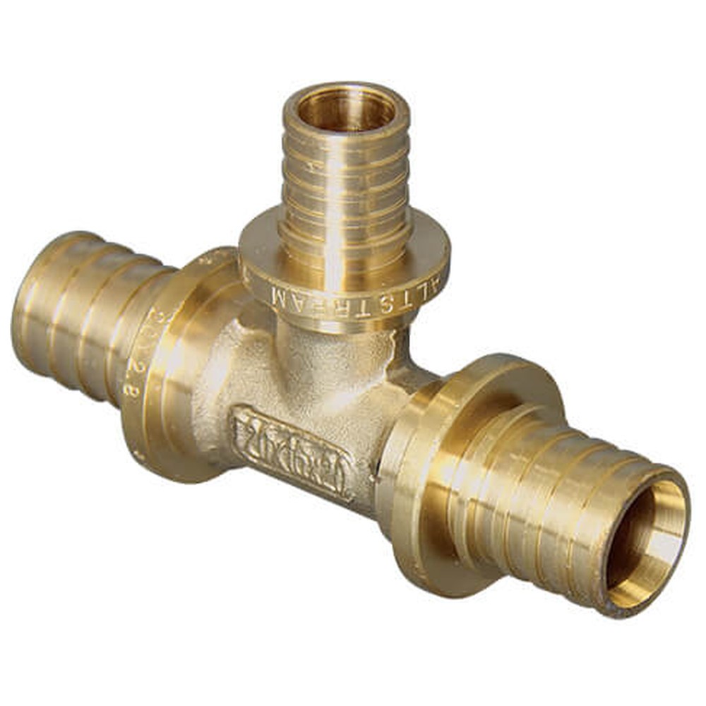 Тройник аксиальный переходной Altstream латунь 20х25х20 мм 1654906