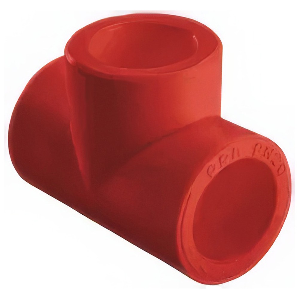 Тройник ПП AntiFire D 50х50х50 мм Red 1768933