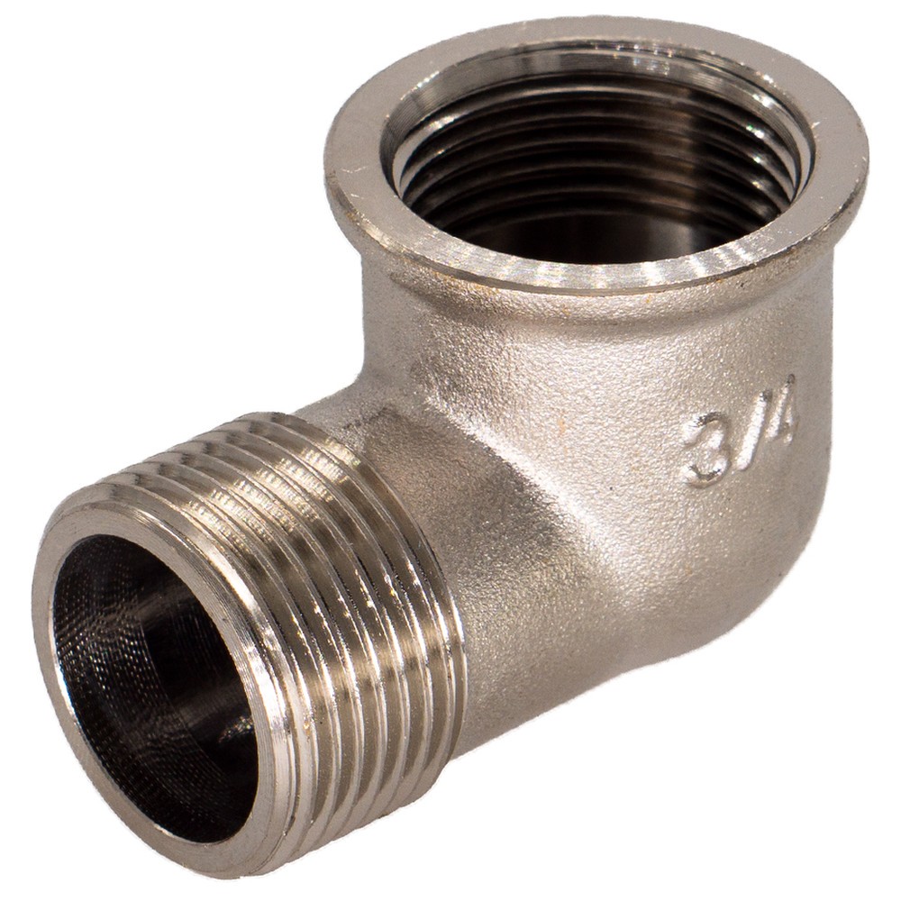 Уголок латунный никелированный CTM 1 1/2 дюйма г/ш НС-1499644