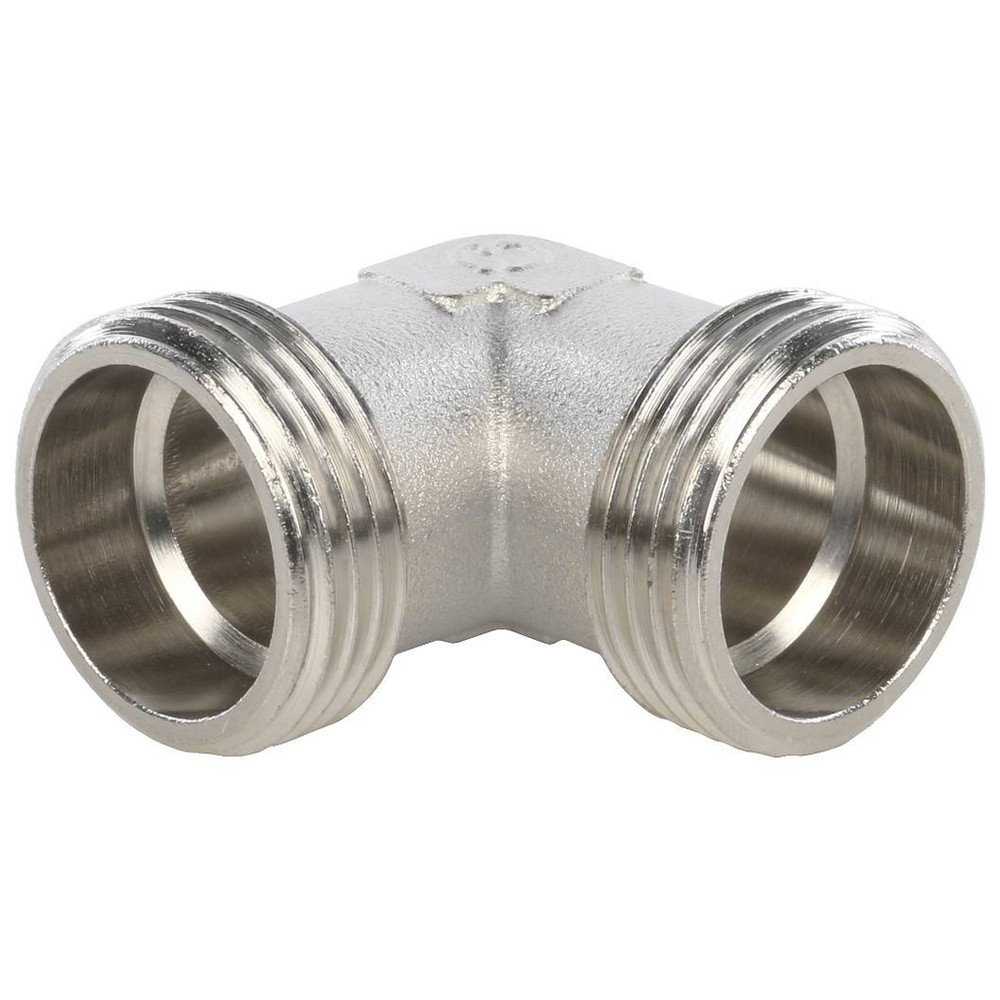 Угольник латунный STOUT 1 НР/НР никелированный SFT-0010-000001