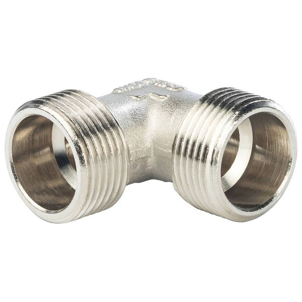 Угольник латунный STOUT 3/4 НР/НР никелированный SFT-0010-000034