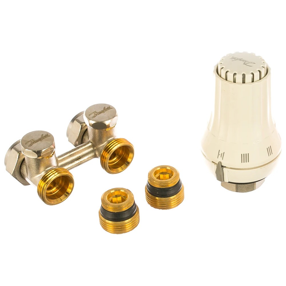 Комплект для радиатора Danfoss RAE-K + RLV-KS прямой 3/4x1/2 013G5091