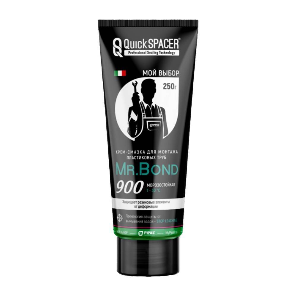Крем-смазка для монтажа пластиковых труб Mr.Bond QS 900 250 г НС-1348111