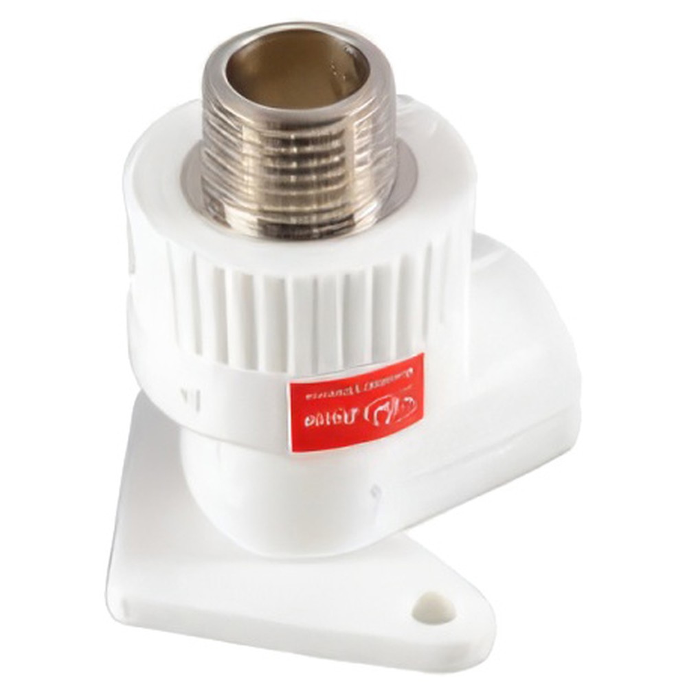 Угол Lavita PPR 20 мм x 1/2 НР с креплением (водорозетка) LPPR.EMW.20.12