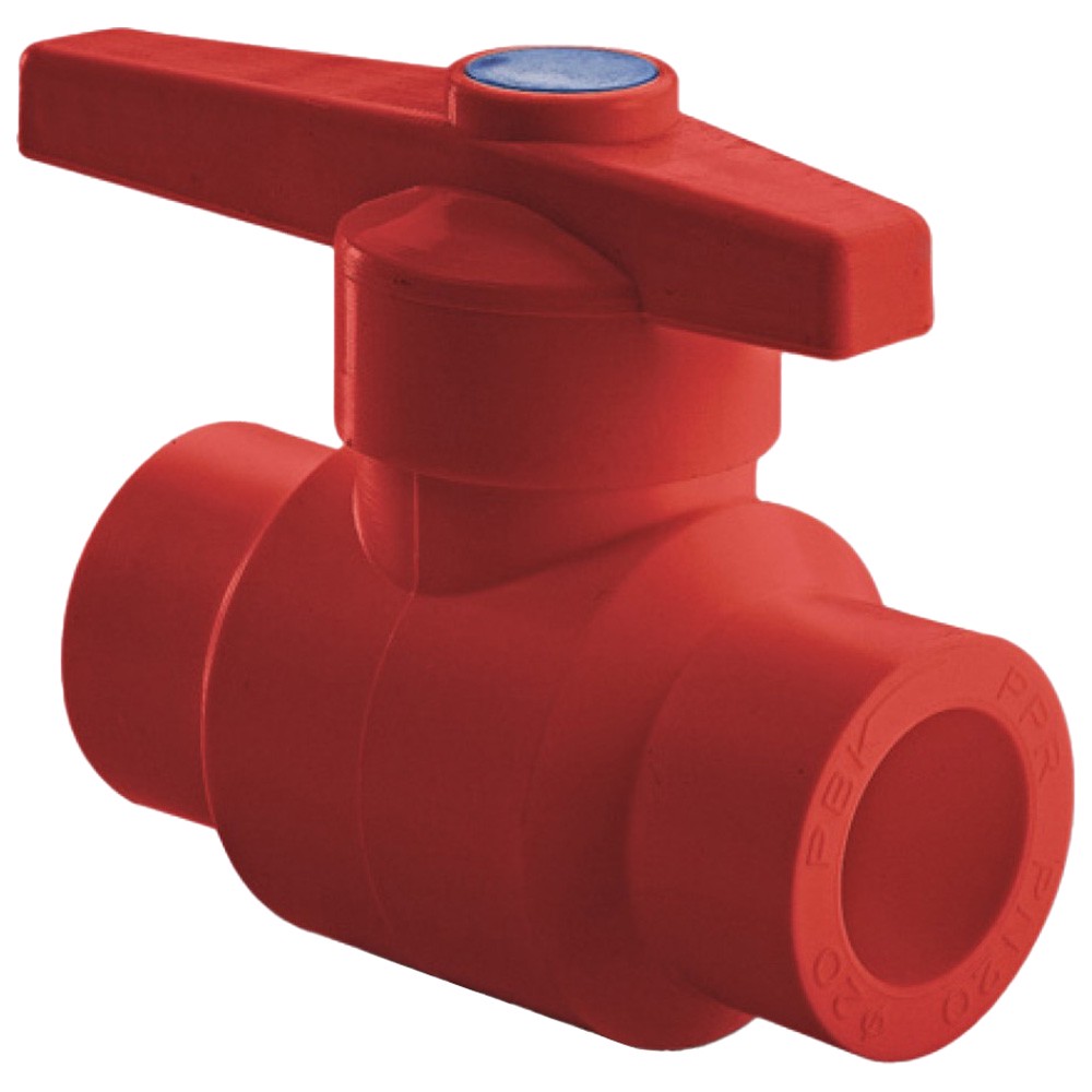 Кран шаровый полипропиленовый AntiFire D32 Red 051043