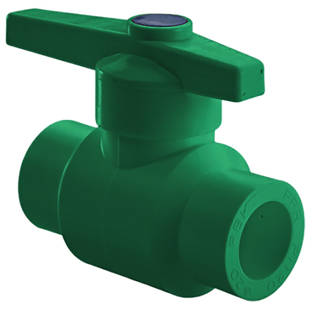 Кран шаровый полипропиленовый AntiFire D40 Green 034006