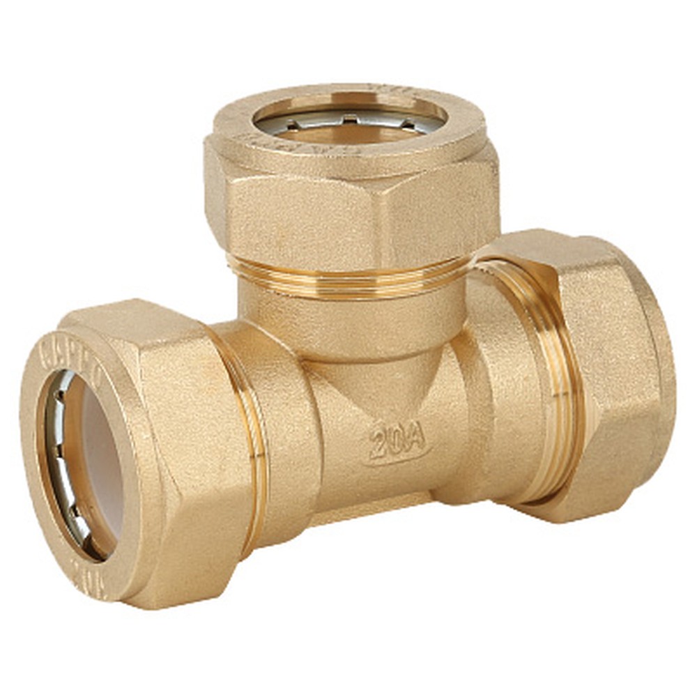 Тройник обжимной Gappo 20х20х20 мм НС-1441570