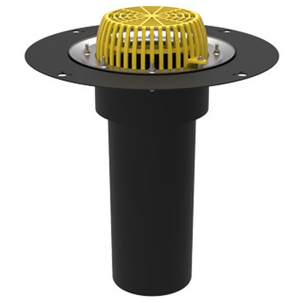 Воронка кровельная Татполимер ТП-01.160/4 с листвоуловителем и фланцем ТП-01.160/4