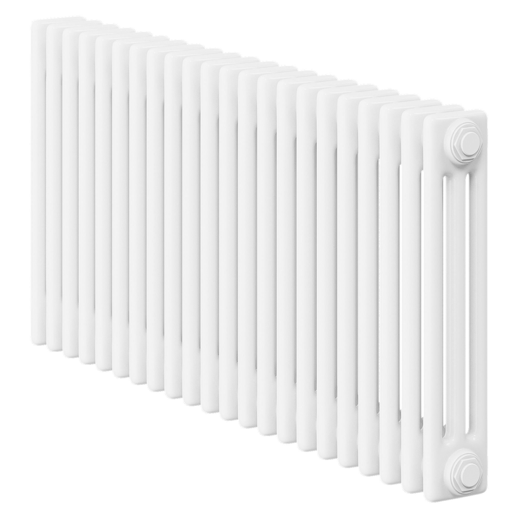 Дизайн-радиатор Royal Thermo Insignia R C3050 22 секции боковое подключение RAL9016 InR-C3050.22.9016