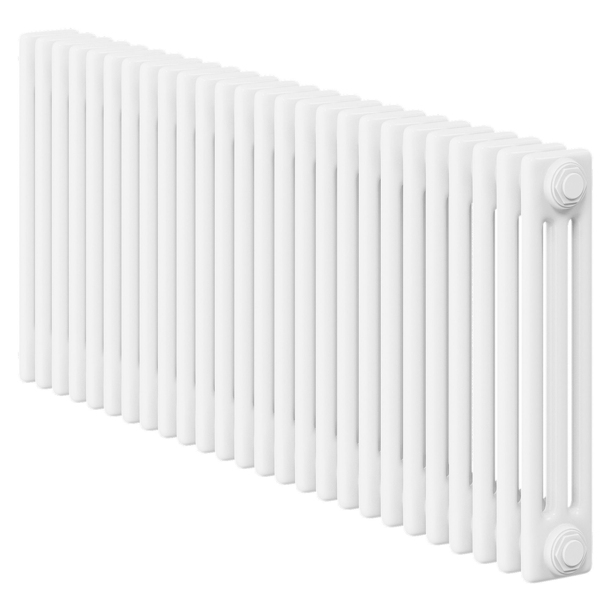 Дизайн-радиатор Royal Thermo Insignia R C3050 26 секций боковое подключение RAL9016 InR-C3050.26.9016