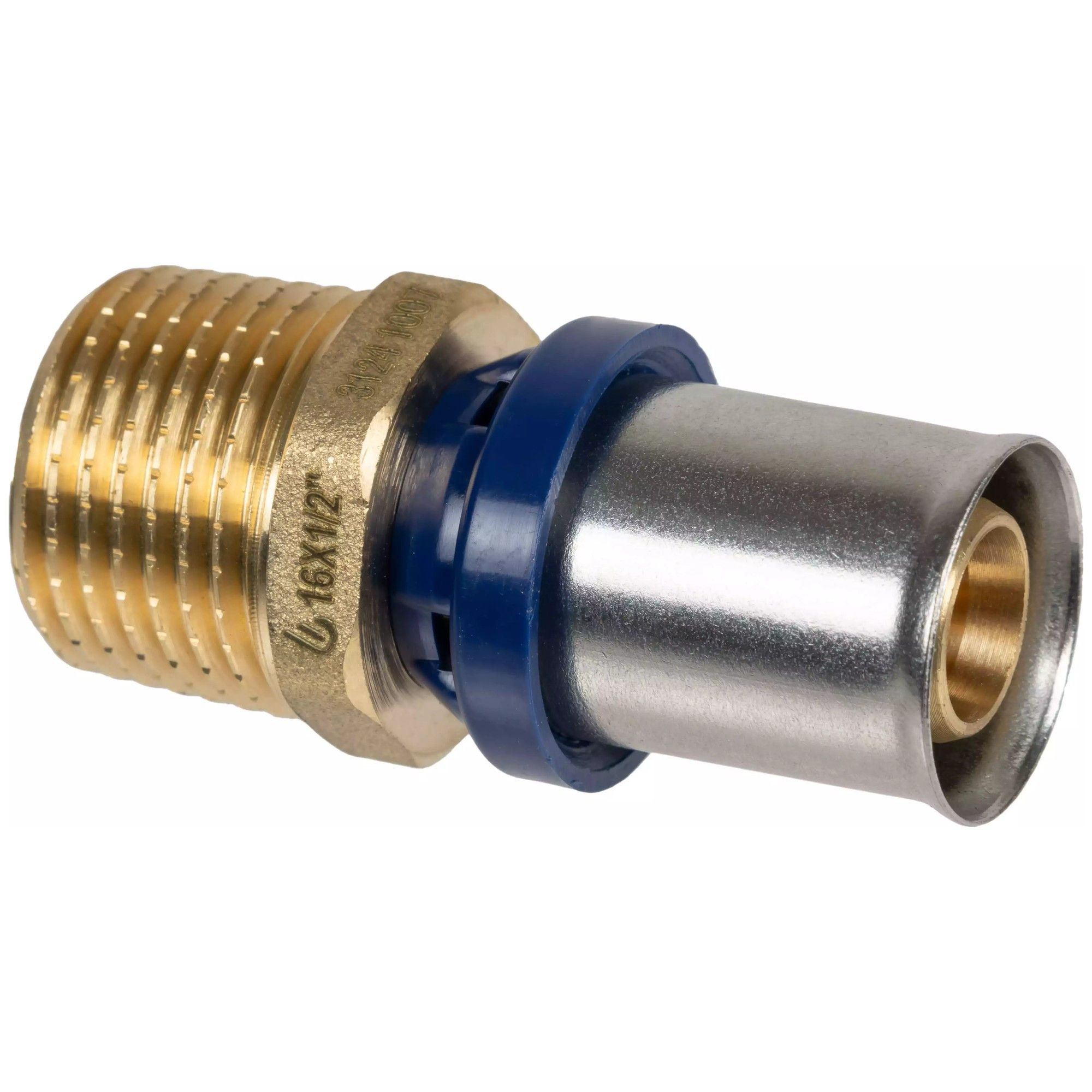 Штуцер обжимной USYSTEMS MLC Plus для металлопластиковых труб 16 - R 3/4 1237152