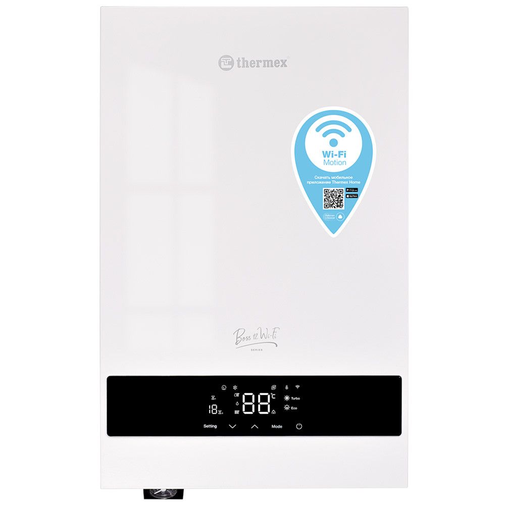 Котел электрический настенный Thermex Boss 12 Wi-Fi 12 кВт белый 511704