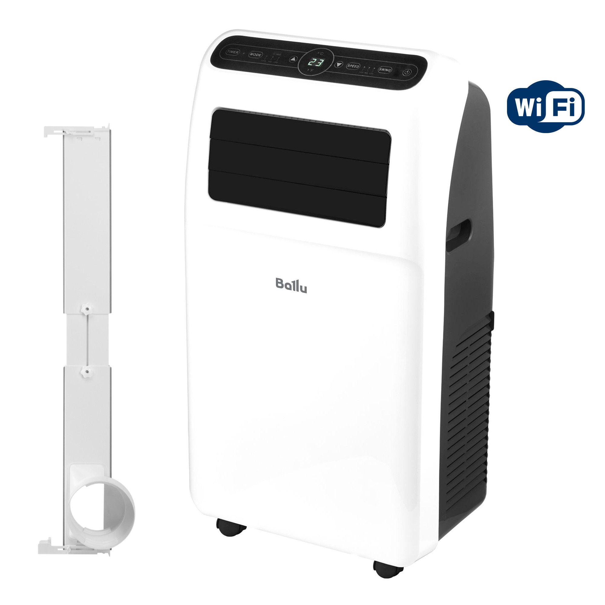 Кондиционер мобильный Ballu Aura BPAC-12 CP/N1_24Y с адаптером UniPort 1.0 BPAC-12 CP/N1_24Y