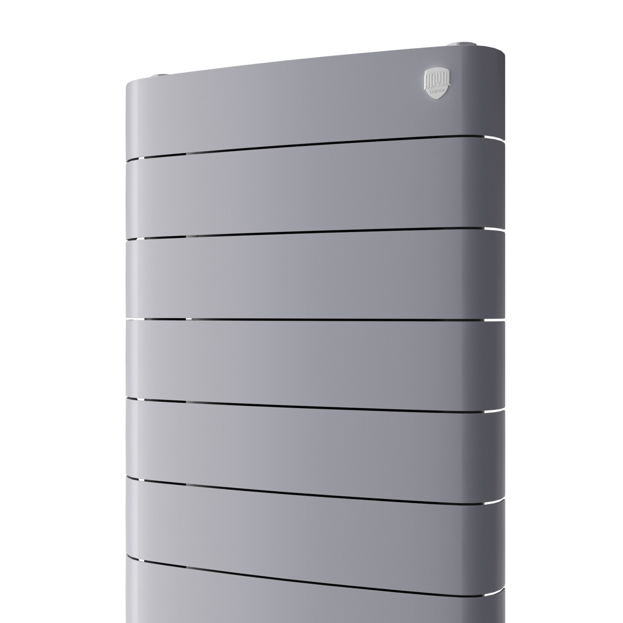 Радиатор биметаллический Royal Thermo Eclipse Tower 300 22 секции серебристый RTETS30022