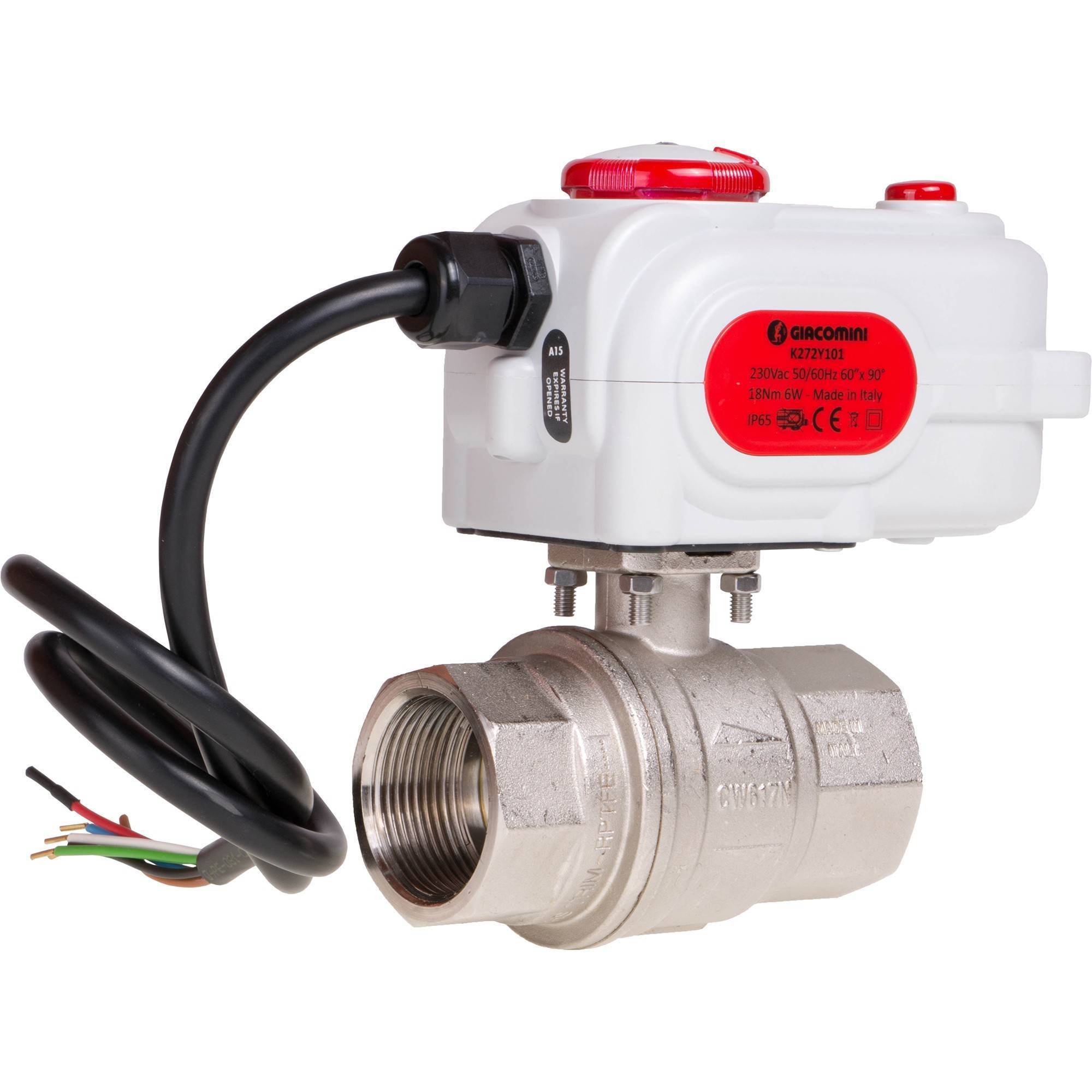 Клапан зональный двухходовой моторизованный Giacomini 1 1/2 230 В R276BX007