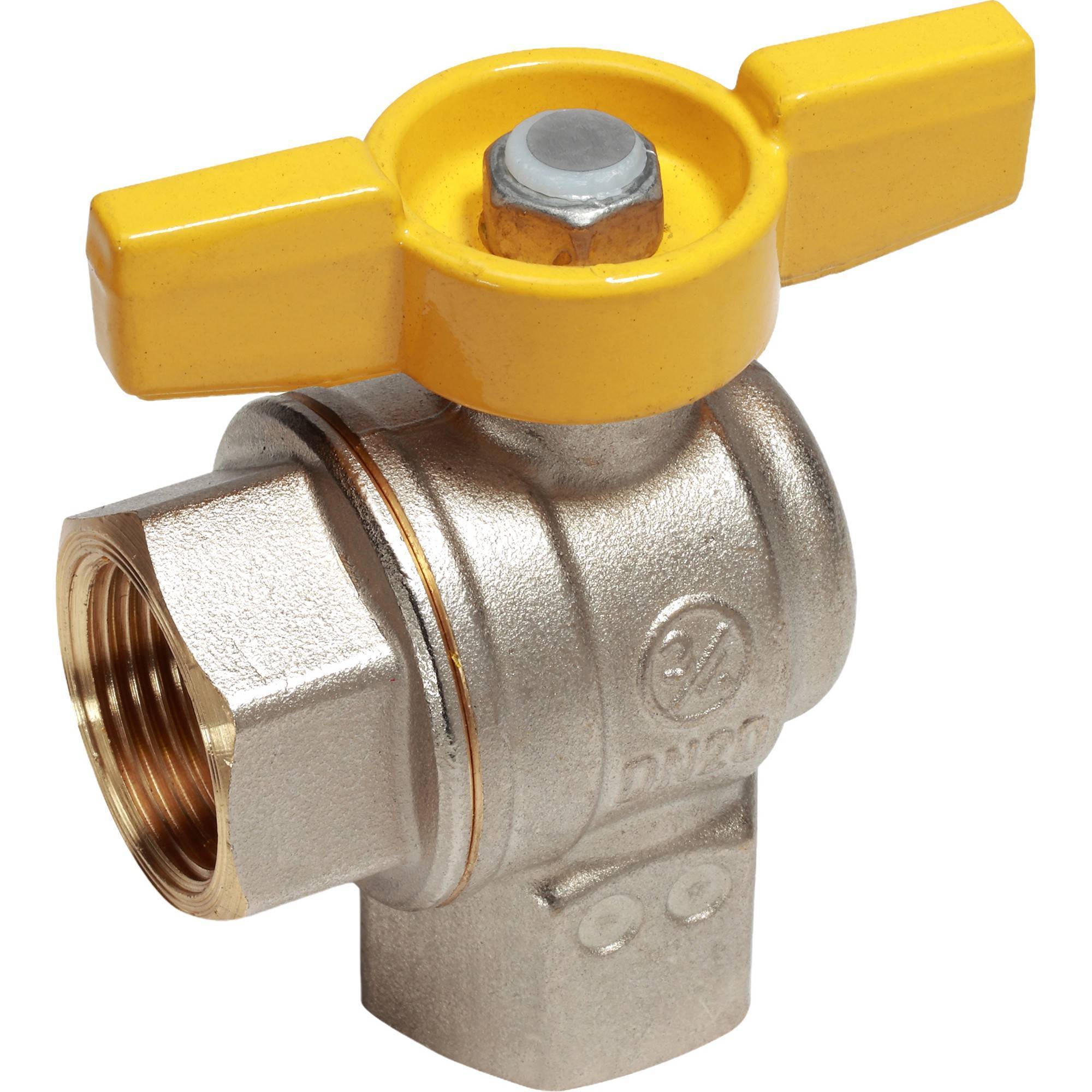 Кран шаровой Giacomini R783GB угловой полнопроходной ВР 1 R783GBX005