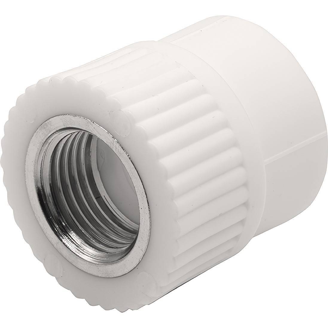 Муфта комбинированная Thermolight PP-R 25x1/2 ВР белая 1620498